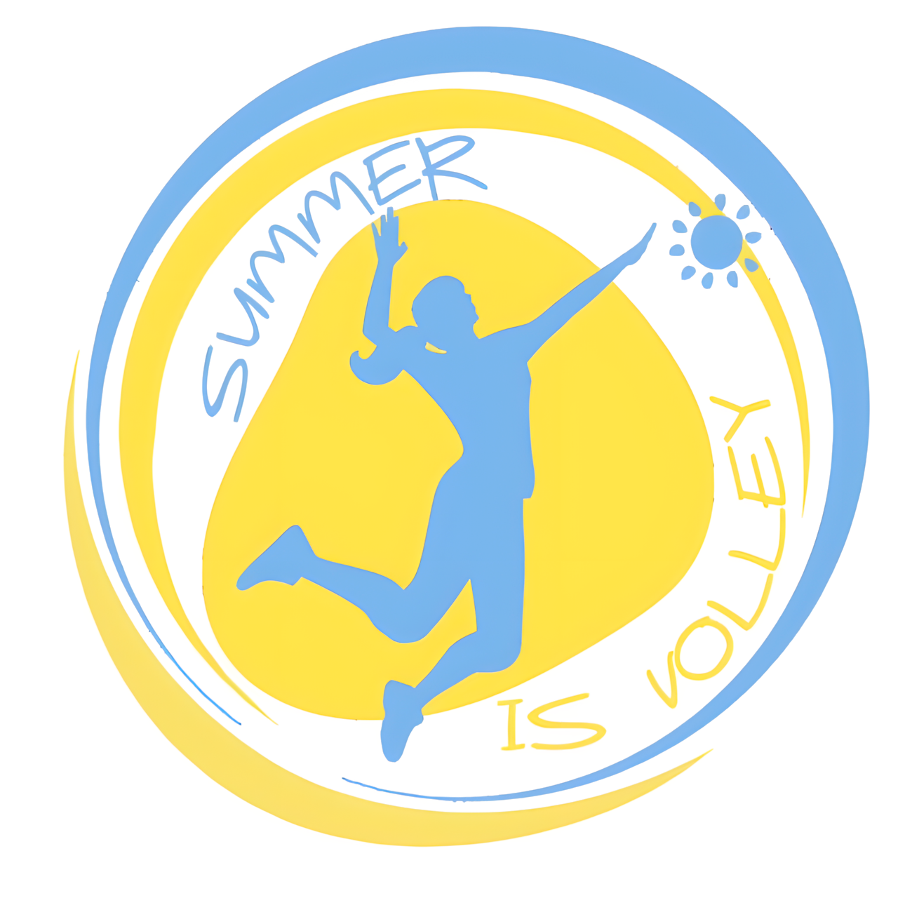 LOGO SUMMER IS VOLLEY